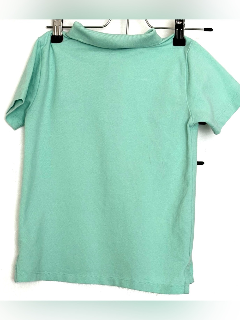 Crewcuts by J.Crew Boys’ Piqué Fish Polo Shirt Mint Green Size S - Picture 2 of 4